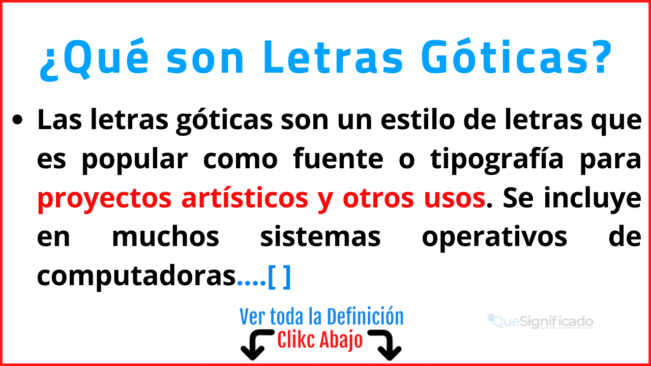 Featured image of post Tipos De Fuentes Letras Goticas Las im genes de las letras muestran c mo lucen al imprimirlas